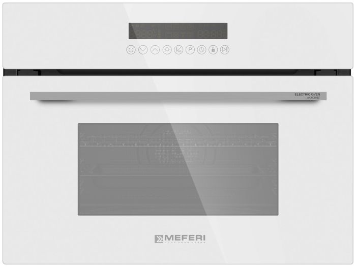Компактный духовой шкаф Meferi MEO608WH MICROWAVE