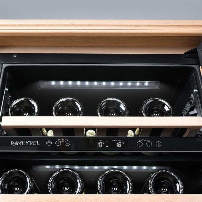 Винный шкаф Meyvel MV46PRO-KBT2 Натуральный бук