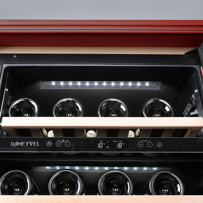 Винный шкаф Meyvel MV46PRO-KBT2 Спелая вишня