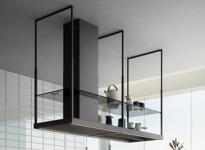 Островная вытяжка Falmec Europa Evo IS 175 Black