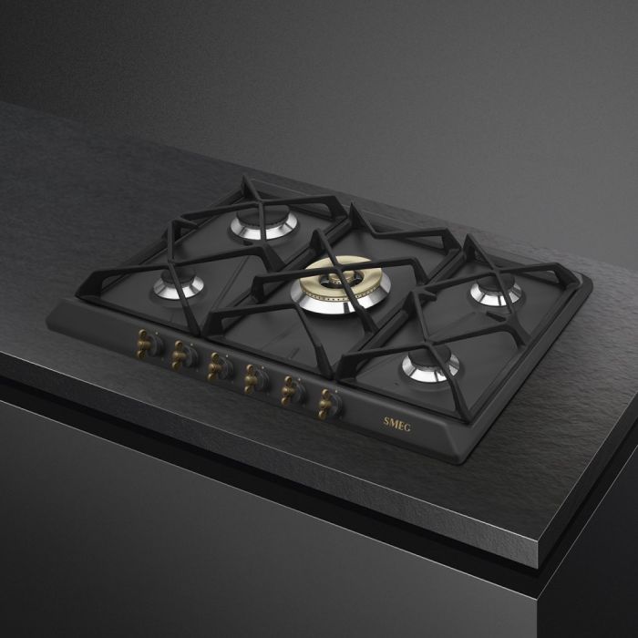 Газовая варочная панель Smeg SRV876AOGH