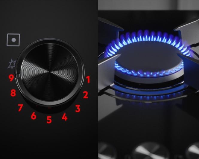 Газовая варочная панель AEG HKB64453NB