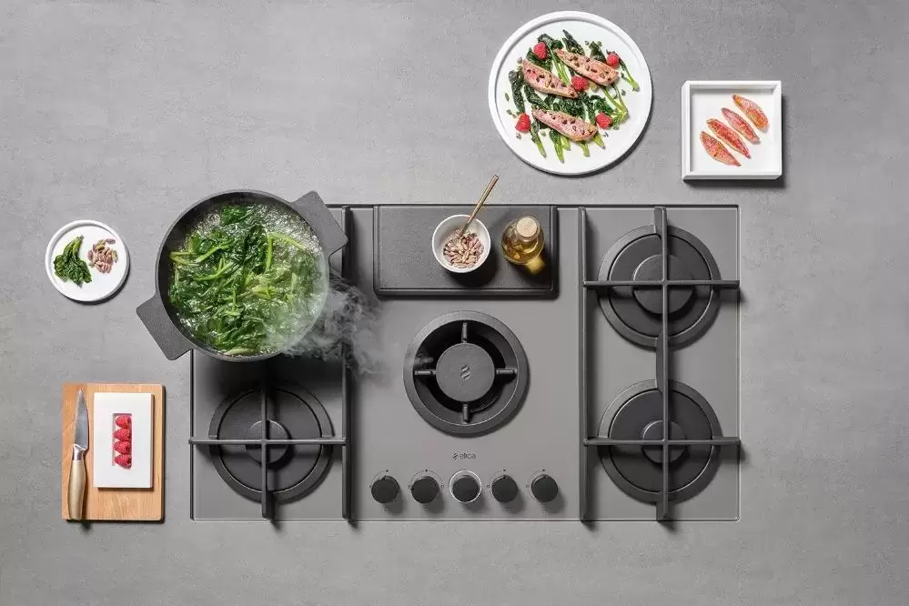 Газовая варочная панель Elica NIKOLATESLA FLAME GR/A/88