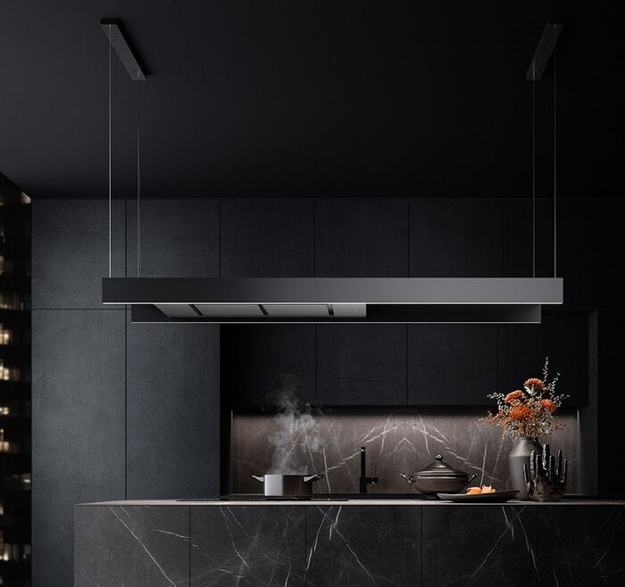 Островная вытяжка Falmec LIGHT 180 BLACK