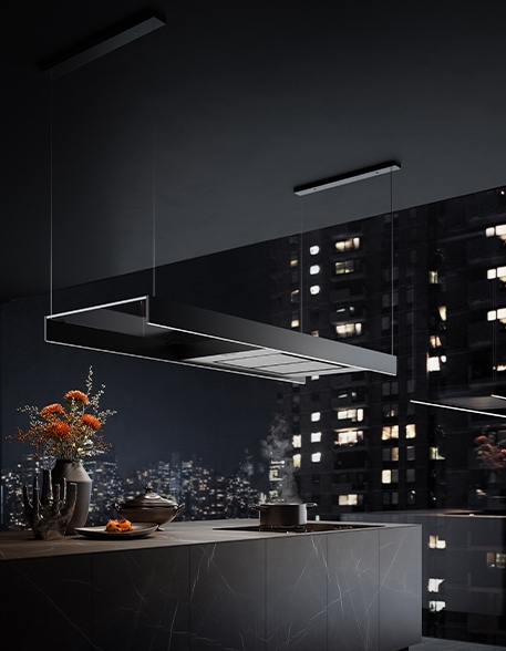 Островная вытяжка Falmec LIGHT 180 BLACK