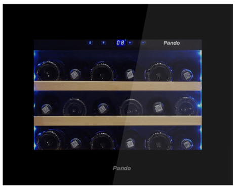 Встраиваемый винный шкаф Pando PVMAVP 45-16CRR