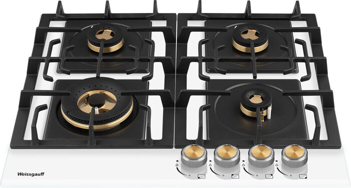 Газовая варочная панель Weissgauff HGG 641 WV Volcano Burner Nano Glass